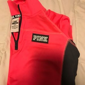 Hot pink medium PINK crew neck long sleeve